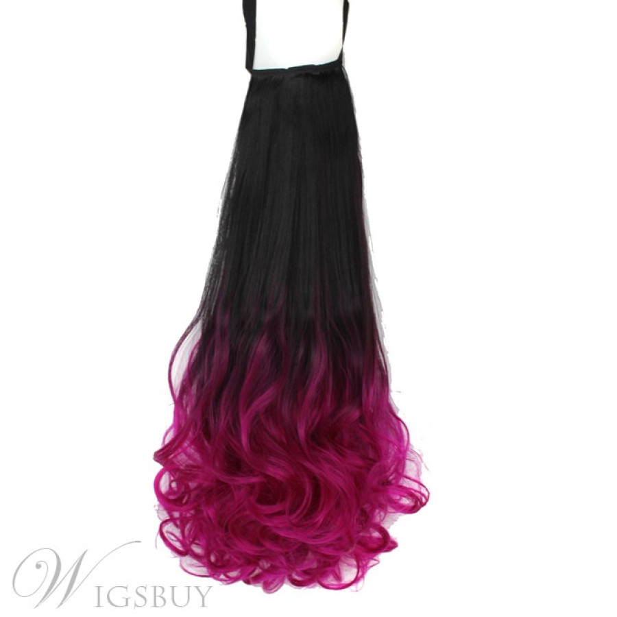 Cozi de par sintetice Ombre Negru Intens / Pink Cozi de par sintetice Ombre Negru Intens / Pink